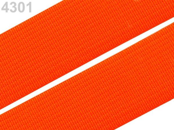 Gummiband Neonorange 2 cm Breite